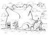 Cartoon: bad boys (small) by buddybradley tagged elephant illustration black and white bad crazy sketch