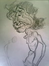 Cartoon: Mick Jagger scribble (small) by RoyCaricaturas tagged mick jagger rolling stone music rock roll