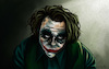 Cartoon: The Joker (small) by Mikl tagged mikl michael olivier miklart art illustration painting batman joker heath ledger comic dark knight
