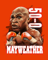 Cartoon: floyd mayweather jr. (small) by juwecurfew tagged mayweather,may2,boxing,floyd,art