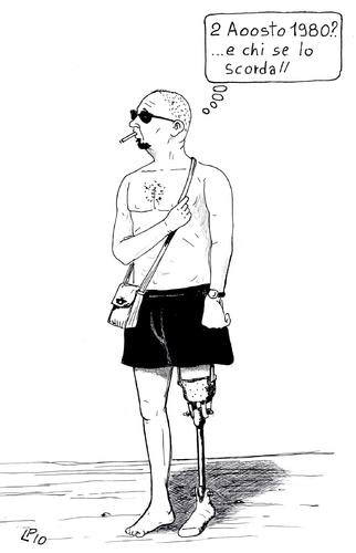 Cartoon: 2 Agosto (medium) by paolo lombardi tagged italy,politics