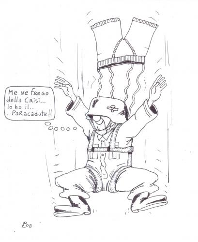 Cartoon: . (medium) by paolo lombardi tagged italy,economy,finance,recession