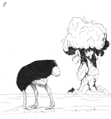 Cartoon: Apocalypse (medium) by paolo lombardi tagged putin,biden,russia,usa,ukraine,war,atomic