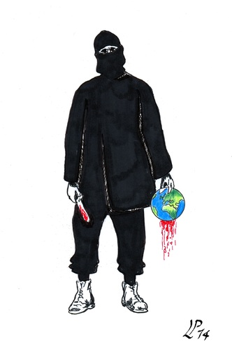 Cartoon: Barbarian World (medium) by paolo lombardi tagged peace,war