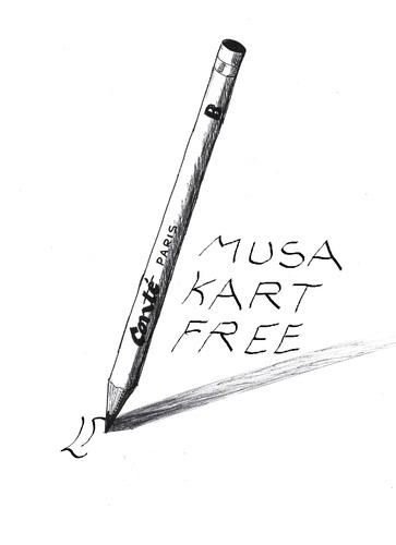 Cartoon: For Musa Kart (medium) by paolo lombardi tagged turkey,freedom