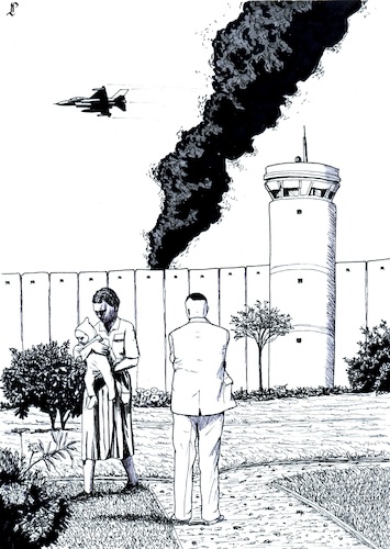 Cartoon: Genocide (medium) by paolo lombardi tagged gaza,palestine,israel,war,peace,genocide