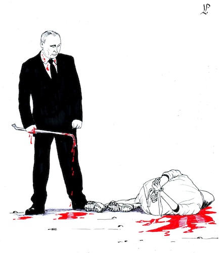 Cartoon: Hooligan (medium) by paolo lombardi tagged putin,russia,ukraine,war