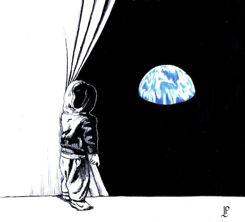 Cartoon: New generation (medium) by paolo lombardi tagged climate,earth,ecology