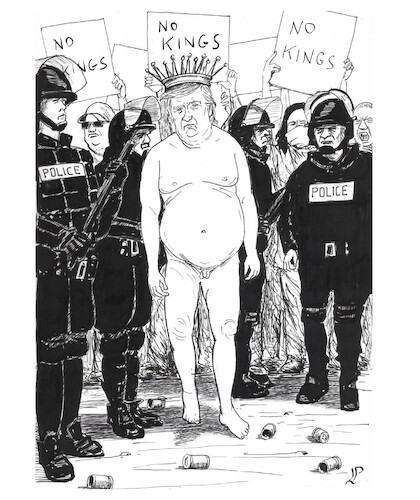 Cartoon: The king is naked (medium) by paolo lombardi tagged trump,usa,king
