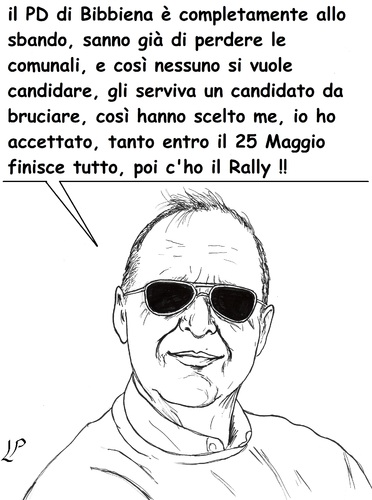 Cartoon: Voto a perdere (medium) by paolo lombardi tagged bibbiena,italia