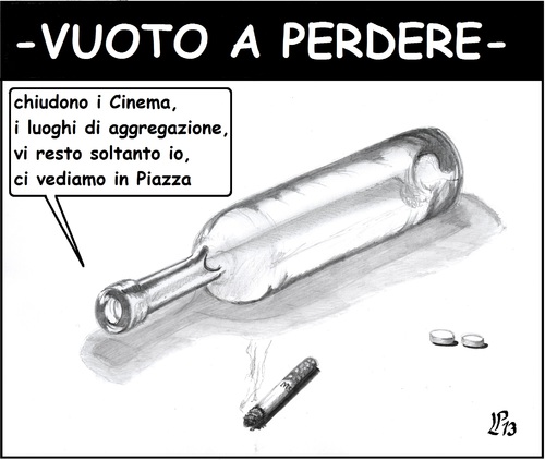 Cartoon: Vuoto a perdere (medium) by paolo lombardi tagged italy,politics,satire,cartoon