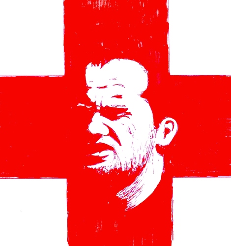 Cartoon: Waney Rooney (medium) by paolo lombardi tagged soccerportraitscollection,england,flag,southafrica,worldcup2010,soccer,football
