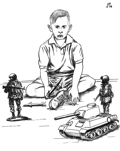 Cartoon: War Games (medium) by paolo lombardi tagged war,peace
