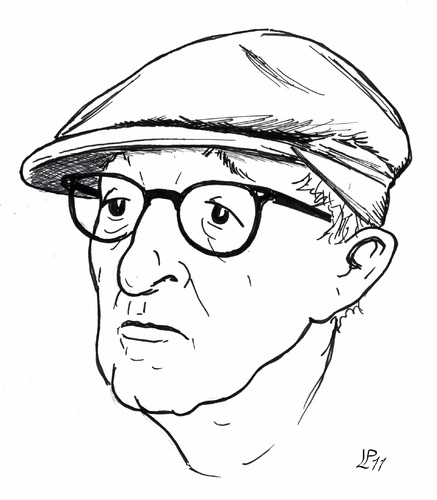 Cartoon: Woody Allen (medium) by paolo lombardi tagged cinemas,actor