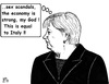 Cartoon: Bad thoughts (small) by paolo lombardi tagged germany,italy,merkel,berlusconi,economy,crisis