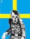 Cartoon: Elections in Sweden (small) by paolo lombardi tagged sweden,elections,fascism,nazism