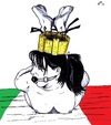 Cartoon: Italy under Berlusconi (small) by paolo lombardi tagged italy,berlusconi,politics