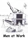 Cartoon: men at work (small) by paolo lombardi tagged palestine,krieg,war,israel,gaza,politic