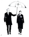Cartoon: NATO s umbrella (small) by paolo lombardi tagged finland,russia,putin,nato,war,peace,ukraine