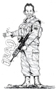 Cartoon: Test Steaming (small) by paolo lombardi tagged england,iraq,war,krieg,politics