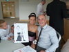Cartoon: One of my wedding caricature eve (small) by InkMark tagged caricatures,cartoons,live,sketching
