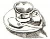 Cartoon: coffee (small) by etsuko tagged coffee