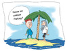 Cartoon: Freitag (small) by Mergel tagged insel,robinson,freitag,sams,wochentag,kalender