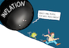 Cartoon: Zumweglaufen (small) by Mergel tagged corona,inflation,wirtschaftskrise,bip,krise,pandemie