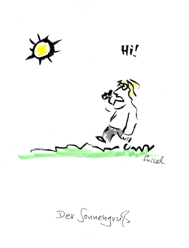 Cartoon: Hi! (medium) by fussel tagged sonnengruss,sonne,gruss,hi,tach,yoga,sonnengruss,sonne,gruss,hi,tach,yoga