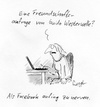 Cartoon: Wenn facebook nervt (small) by fussel tagged facebook freundschaftsanfrage guido westerwelle freunde social network