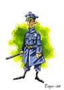 Cartoon: POLIZONTE (small) by PEPE GONZALEZ tagged dibujo policia uniformes police