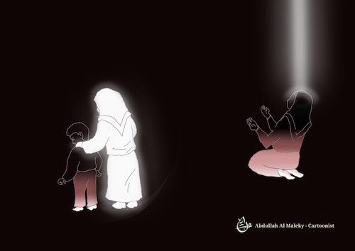 Cartoon: prayer (medium) by abdullah tagged doaa,pray,allah,god,islam,muslim,islamic