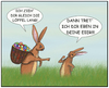 Cartoon: Ostereier (small) by SoRei tagged hasen,osterhase,ostereier,löffel,eier,treten,ostern,wiese