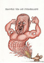 Cartoon: Erdogan und die Zunderlampe (small) by Bert Kohl tagged erdogan,brandstifter