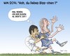 Cartoon: WM bissfest (small) by Bert Kohl tagged bissfest