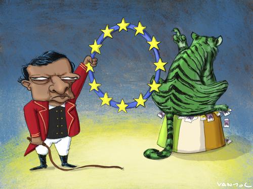 Cartoon: Irish njet (medium) by Vanmol tagged europe,ireland,eu