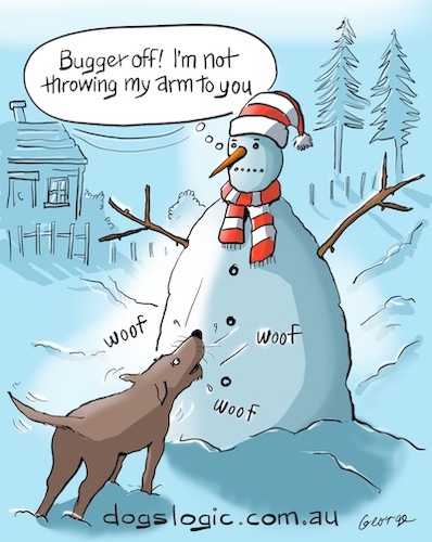 Cartoon: sticky (medium) by George tagged dogs