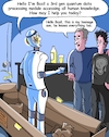 Cartoon: AI (small) by George tagged ai,robot,teenagers