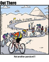 Cartoon: another puncture (small) by George tagged another,puncture