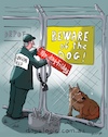Cartoon: Union Dog (small) by George tagged dogs