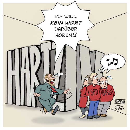 Cartoon: die SPD-Basis und Hartz4 (medium) by Timo Essner tagged spd,sozialdemokraten,agenda,2010,hartz4,hartziv,btw17,soziale,gerechtigkeit,arbeitsmarkt,lohn,gehalt,leiharbeit,cartoon,timo,essner,spd,sozialdemokraten,agenda,2010,hartz4,hartziv,btw17,soziale,gerechtigkeit,arbeitsmarkt,lohn,gehalt,leiharbeit,cartoon,timo,essner