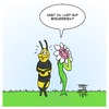 Cartoon: Bienereien (small) by Timo Essner tagged biene,blume,bienchen,blümchen,bienereien,schweinereien,frühling,frühlingsgefühle,liebe,fortpflanzung,pflanzen,tiere,insekten,bestäuben,natur,blüten,cartoon,timo,essner