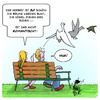 Cartoon: der Herbst (small) by Timo Essner tagged herbst,jahr,jahreszeiten,season,autumn,pärchen,park,bank,vögel,vogelwanderung,wanderung,romantik