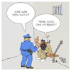 Cartoon: Motiv Messerstecher Barmbek (small) by Timo Essner tagged barmbek,messerstecher,anschlag,angriff,messerattacke,social,media,soziale,medien,polizei,ermittlungen,gerüchte,cartoon,timo,essner