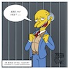 Cartoon: Mr. Burns as Paul Manafort (small) by Timo Essner tagged paul manafort montgomery burns simpsons ostrich see my vest hommage homage reverenz reverence cartoon timo essner