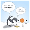 Cartoon: Pinguine Farben (small) by Timo Essner tagged pinguine farben plastik gummibären gummibärchen verpackung müll meere tiere umwelt naturschutz recycling tagdespinguins cartoon timo essner