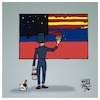 Cartoon: Venezuela (small) by Timo Essner tagged venezuela,usa,südamerika,bolivien,chavez,economic,hitmen,jackals,juan,guaido,nicolas,maduro,contra,affäre,cia,öl,oil,the,revolution,will,not,be,televised,cartoon,timo,essner