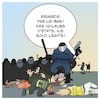 Cartoon: Violence de la police en France (small) by Timo Essner tagged police violence france gilets jaunes onu macron eu ue cartoon timo essner