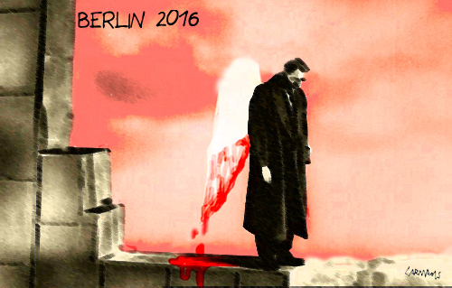 Cartoon: Der Himmel Uber Berlin (medium) by Carma tagged berlin,attack,terrorism