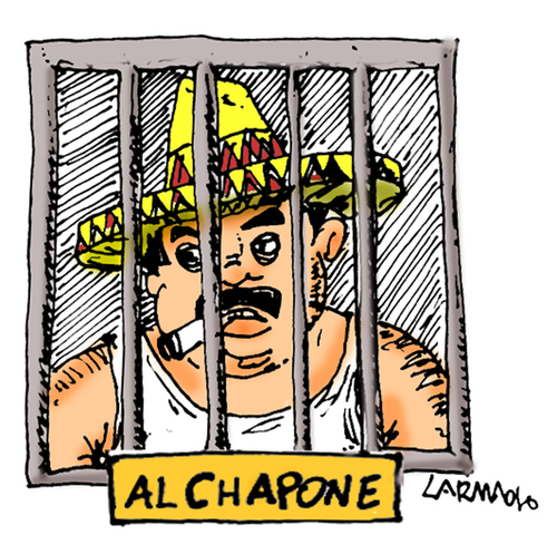 Cartoon: El Chapo (medium) by Carma tagged el,ghapo,guzman,mexico,drogas
